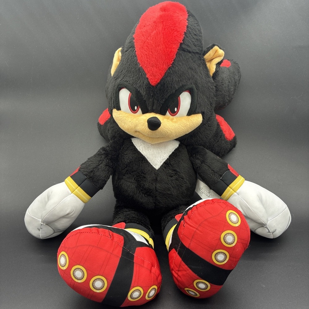 Sonic the Hedgehog 3 Movie Shadow Jakks Pacific Jumbo Plush 24" Macy's 2025